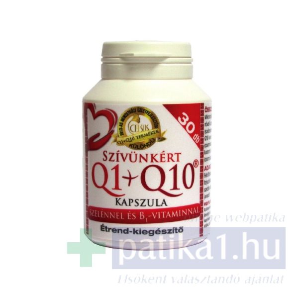 Celsus Q1+Q10 kapszula szelénnel és B1 vitaminal 30 db