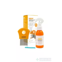   HESS! Fejtetű és serke elleni spray (fém tetűfésűvel és tisztítókefével) 100 ml Elysium