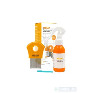 HESS! Fejtetű és serke elleni spray (fém tetűfésűvel és tisztítókefével) 100 ml Elysium