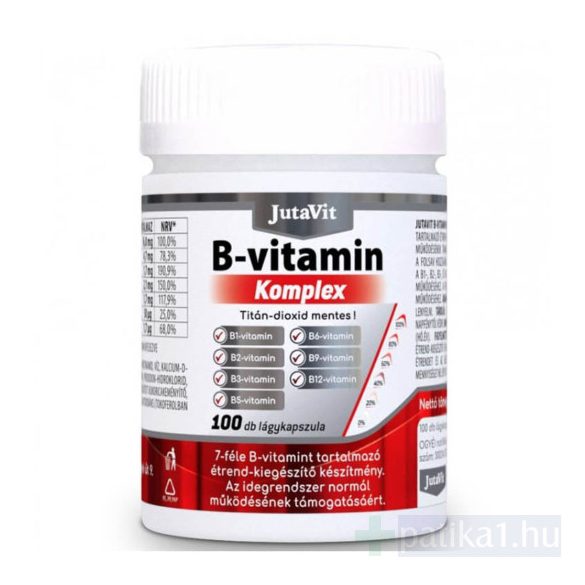 Jutavit B-vitamin komplex lágyzselatin kapszula 100x