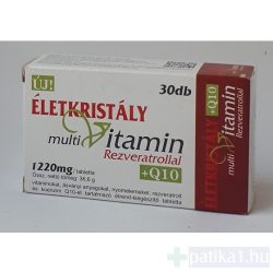 Életkristály Rezveratrol Multivitamin Q10 tabletta 30x