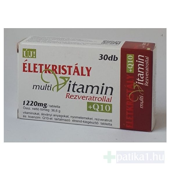 Életkristály Rezveratrol Multivitamin Q10 tabletta 30x