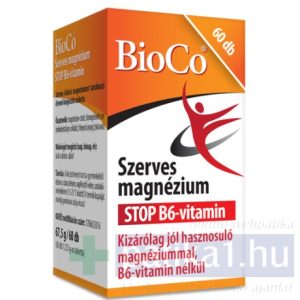 BioCo Szerves Magnézium Stop B6-vitamin Megapack tabletta 90x 
