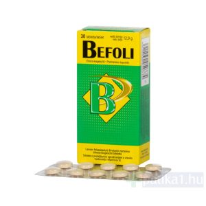 Befoli Lassan felszabaduló B-vitamin tabletta 30x