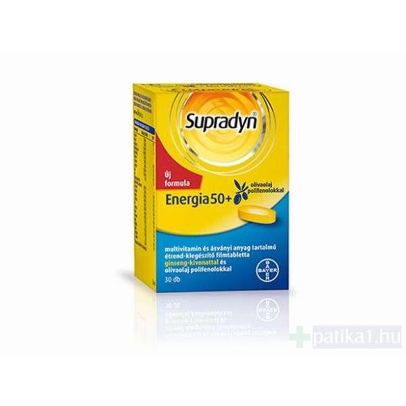 Supradyn Energia 50+ filmtabletta 30x