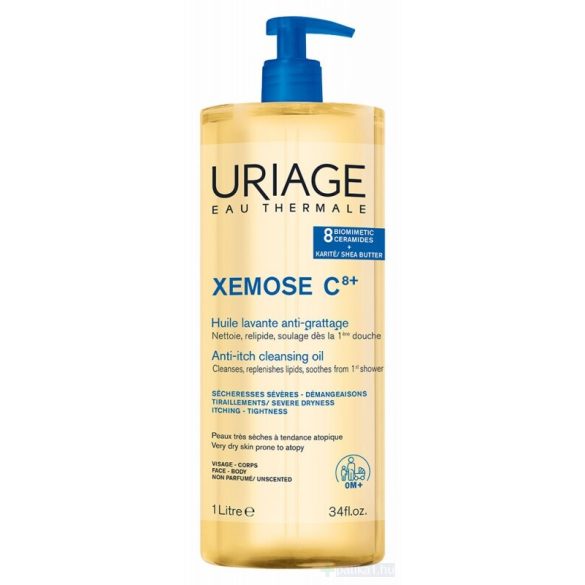 Uriage XÉMOSE C8+ Olajtusfürdő száraz bőrre 1000 ml