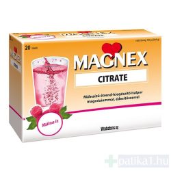 Magnex Citrate málnaízű italpor magnéziummal 20x4g