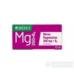 Béres Magnézium 250 mg + B6 filmtabletta 60x
