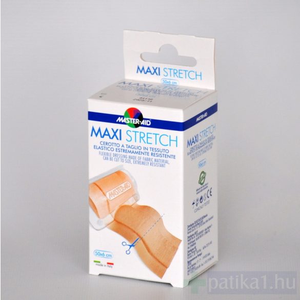 Master AID Maxi Stretch sebtapasz vágható 6x50 cm