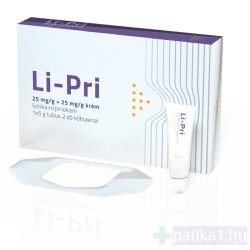 Li-Pri 25mg/g + 25 mg/g krém kötszer 5 g