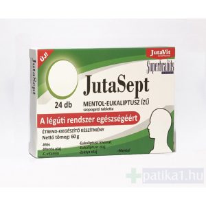 Jutavit Jutasept szopogató tabletta mentol eukaliptusz íz 24x