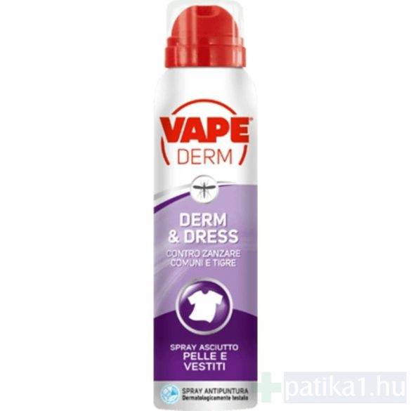 Vape Derm & Dress szúnyogriasztó spray 100 ml 