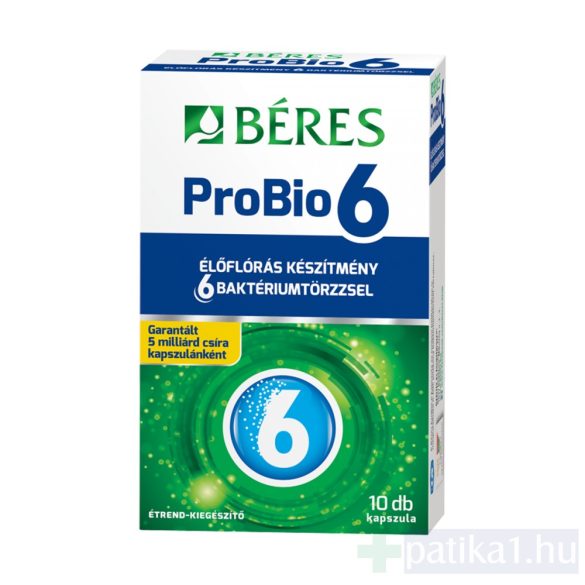 Béres Probio 6 kapszula étrendkiegészítő 10x 
