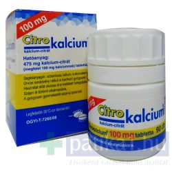 Citrokalcium 100 mg tabletta 90x
