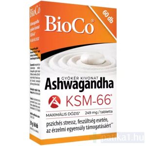 BioCo Ashwaganda KSM-66 tabletta 60x