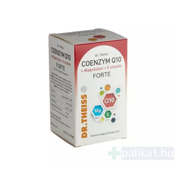 Dr. Theiss Coenzym Q10 + Mg + E-vitamin forte kapszula 60x