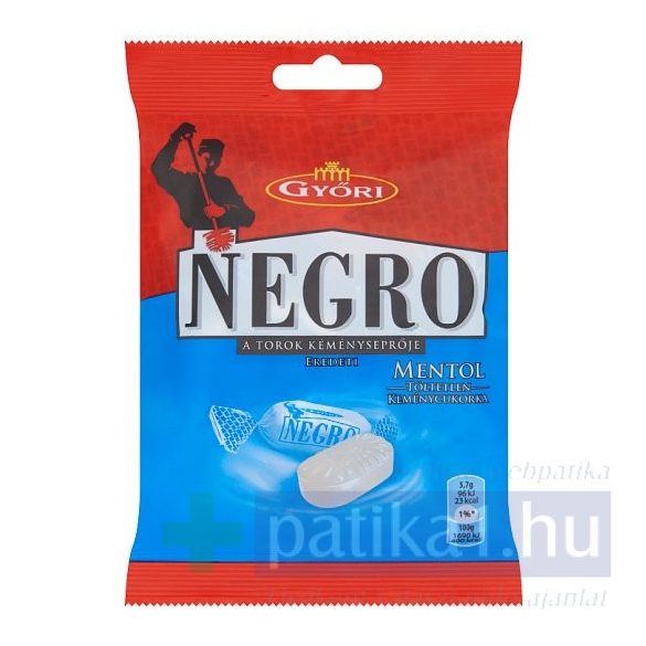 Negro cukorka mentolos 79 g