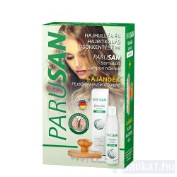   Parusan stimuláló sampon hajhullásra 200 ml + masszírozó kefe