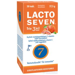 Lactoseven Trio 3 in 1 rágótabletta 50x