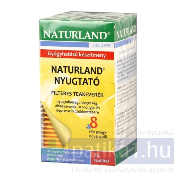 Naturland Nyugtató tea filteres 25 db
