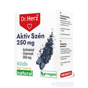 Dr. Herz Aktív szén 250 mg kapszula 60x