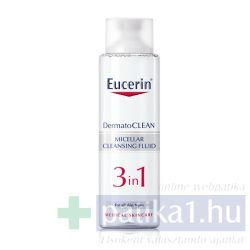   Eucerin DermatoCLEAN [HIALURON] 3 az 1-ben micellás arclemosó 400 ml