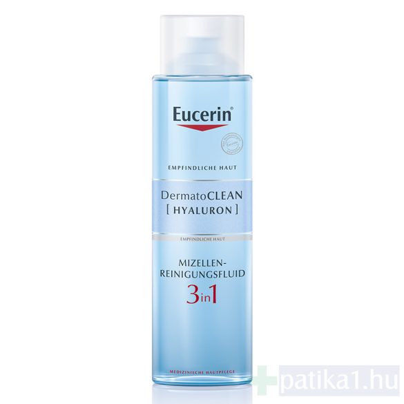 Eucerin DermatoCLEAN [HIALURON] 3 az 1-ben micellás arclemosó 400 ml