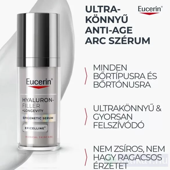 Eucerin Hyaluron-Filler Epigenetic ráncfeltöltő szérum 30 ml
