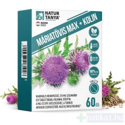Natur Tanya máriatövis max + kolin tabletta 60x