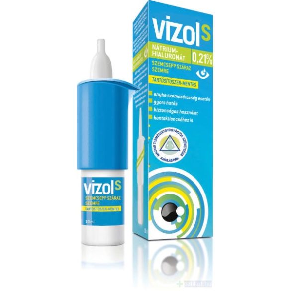 Vizol S 0,21% old. szemcsepp száraz szemre 10 ml