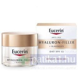   Eucerin Hyaluron-Filler + Elasticity Bőrtömörséget regeneráló nappali krém FF15 50 ml