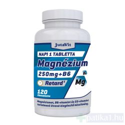 JutaVit Magnézium 250mg +B6 + D3 retard filmtabletta 120x
