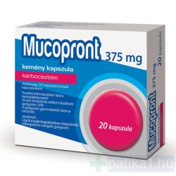 Mucopront 375 mg kemény kapszula 20x