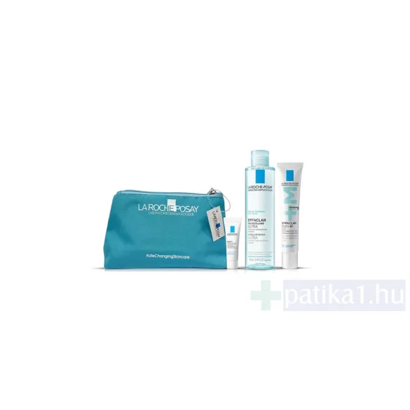 Effaclar XMAS csomag (Effaclar DUO+M 40 ml + Effaclar micellás arctisztító 50ml + Effaclar Ultra Koncentrált szérum 3ml + neszesszer)