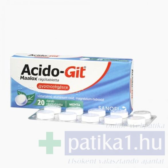 Acido-Git rágótabletta 20 db