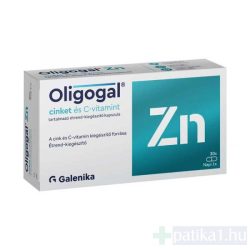   Oligogal Zn cink + C-vitamin étrendkiegészítő kapszula 30x cink