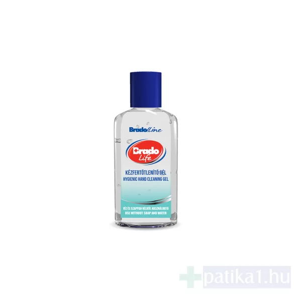 Bradolife kézfertőtlenítő gél 50 ml illatmentes sensitive
