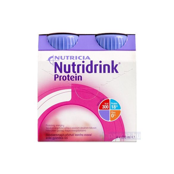 Nutricia Nutridrink Protein erdei gyümölcs ízű 4x 200 ml