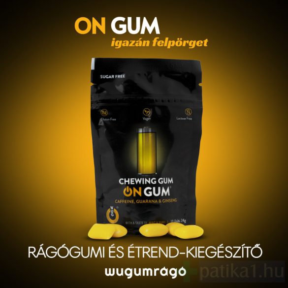 Wugumrágó ON GUM rágógumi étrendkiegészítő 10x