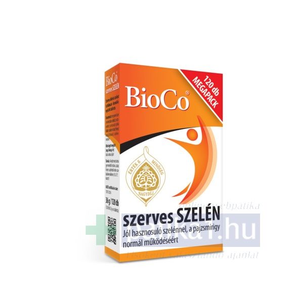 BioCo szerves Szelén  tabletta 120 db