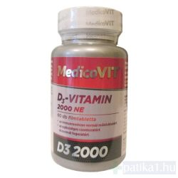 MedicoVit D3-vitamin 2000 NE filmtabletta 60x