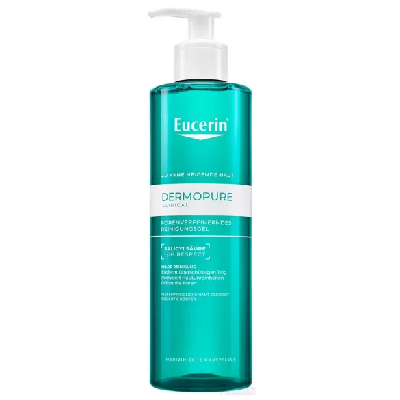 Eucerin DermoPure Clinical Purifying Cleanser Tisztító gél 400 ml
