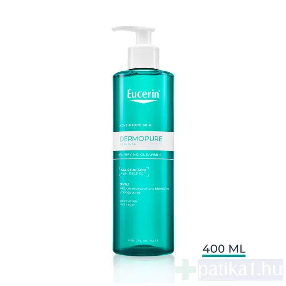 Eucerin DermoPure Clinical Purifying Cleanser Tisztító gél 400 ml