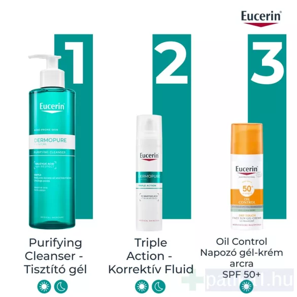 Eucerin DermoPure Clinical Purifying Cleanser Tisztító gél 400 ml