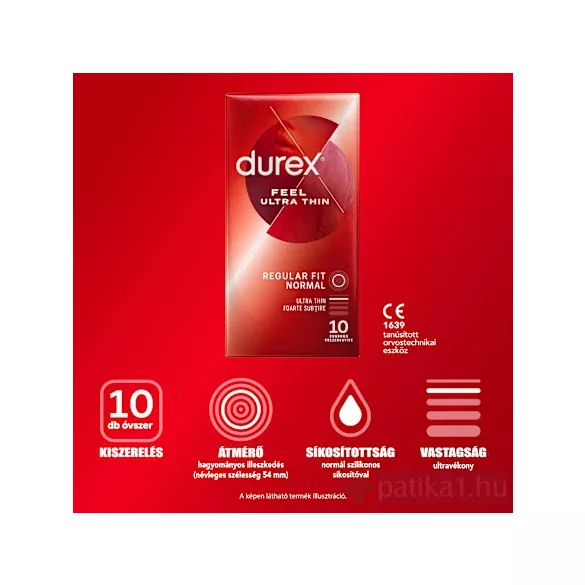 Durex Feel Ultra Thin óvszer 10x