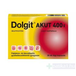 Dolgit Akut 400 mg lágy kapszula 30x