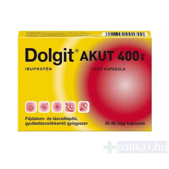 Dolgit Akut 400 mg lágy kapszula 30x