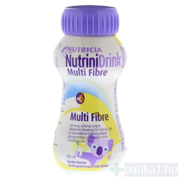 Nutrinidrink Multi Fibre vanília ízű 8x200 ml