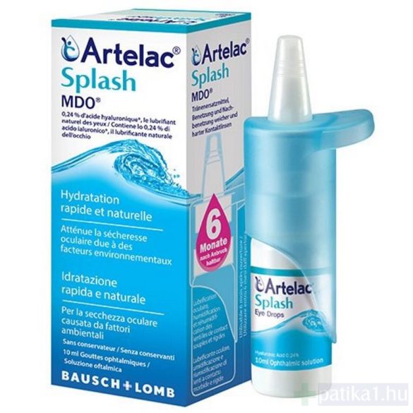 Artelac Splash szemcsepp 10 ml 