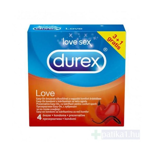 Durex óvszer Love 4x